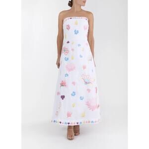 Fanm mon Maddie dress size XS Embroidered Maxi New